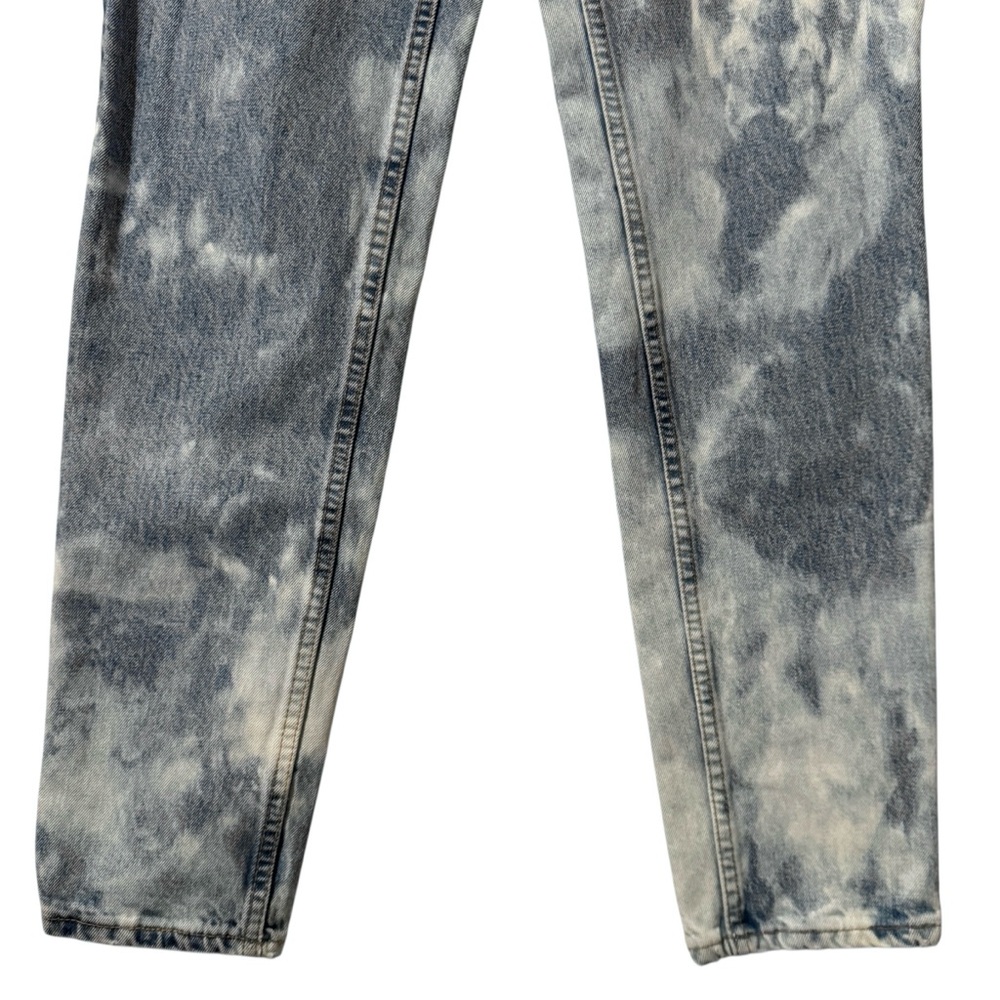 Vtg Levis 512 Slim Fit Tapered Leg Bleached acid wash tye dye denim jeans retro - Picture 3 of 13